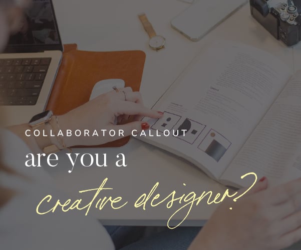 Collaborator Callout: Are you a creative designer?